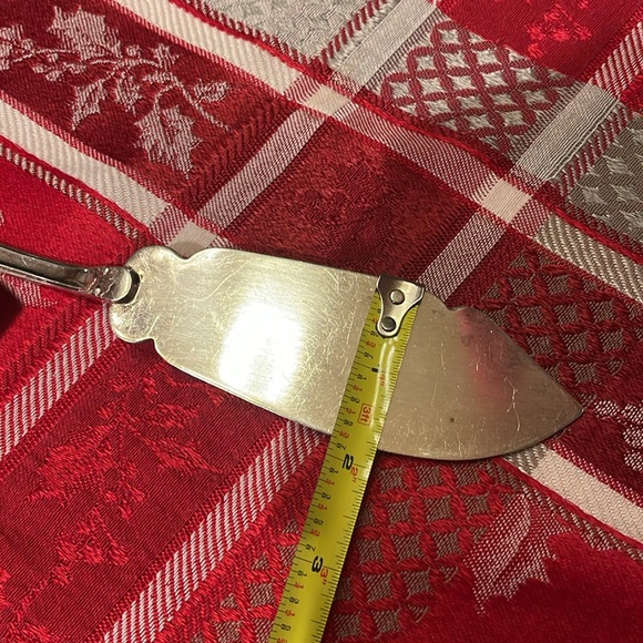 Italian Sterling Silver Cake Server stamped - Picture 3 of 6